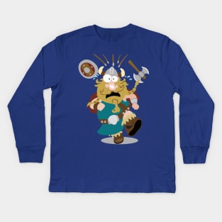 OLAF the viking Kids Long Sleeve T-Shirt